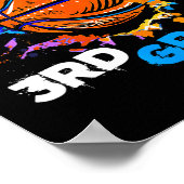 Basketballspiel am 3. poster (Ecke)