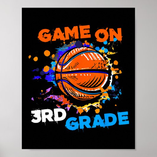 Basketballspiel am 3. poster (Vorne)