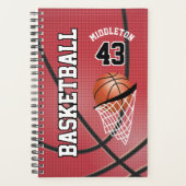 Basketballspiel anpassen - Rot Planer (Vorderseite)
