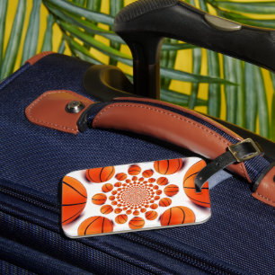 Basketballspiel: Court Vision Kaleida Gepäckanhänger