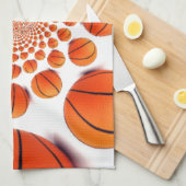 Basketballspiel: Court Vision Kaleida Handtuch (Viertel Falte)