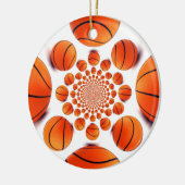 Basketballspiel: Court Vision Kaleida Keramikornament (Links)