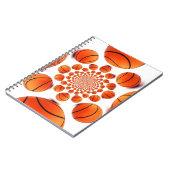 Basketballspiel: Court Vision Kaleida Notizblock (Linke Seite)