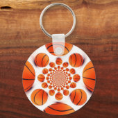 Basketballspiel: Court Vision Kaleida Schlüsselanhänger (Vorderseite)