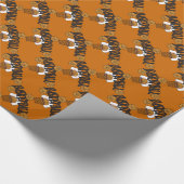 Basketballspiel Geschenkpapier (Ecke)