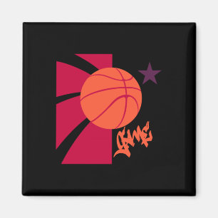 Basketballspiel Magnet