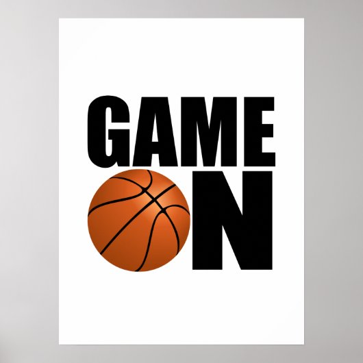 Basketballspiel Poster (Vorne)