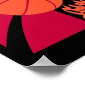 Basketballspiel Poster (Ecke)