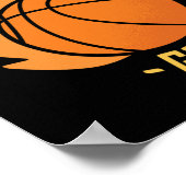 Basketballspiel Poster (Ecke)