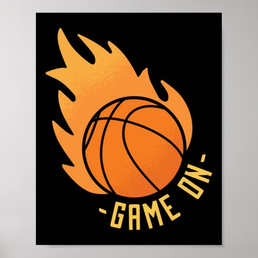 Basketballspiel Poster (Vorne)
