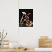 Basketballspieler 2 poster (Küche)