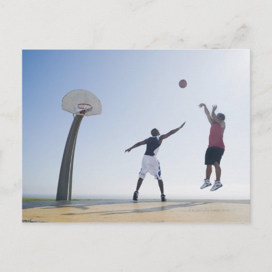 Basketballspieler 3 postkarte (Vorderseite)