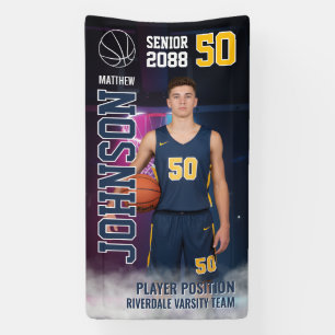 Basketballspieler Abiturienten-Abend Sport Banner
