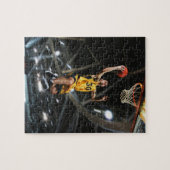 Basketballspieler, der in die Luft springt Puzzle (Horizontal)