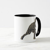 Basketballspieler, der mit Volltext treibt Tasse (VorderseiteRechts)