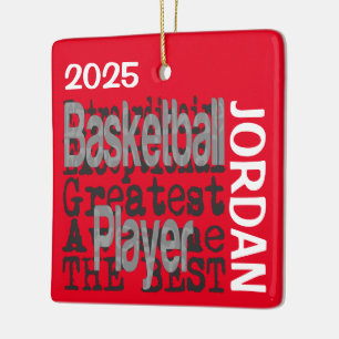 Basketballspieler Extraordinaire BENUTZERDEFINIERT Keramikornament