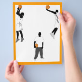 Basketballspieler Flyer (Hand)