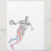 Basketballspieler Flyer (Vorne)