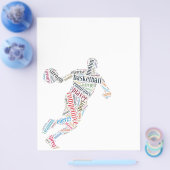 Basketballspieler Flyer (Einzeln)