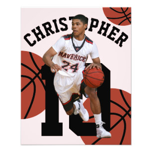 Basketballspieler Fotodruck