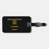 Basketballspieler Gepäckanhänger (Rückseite horizontal)