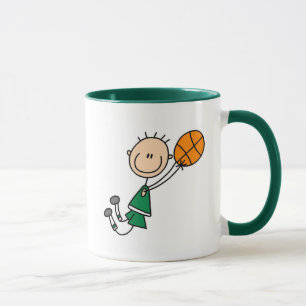 Basketballspieler im Flug Tasse