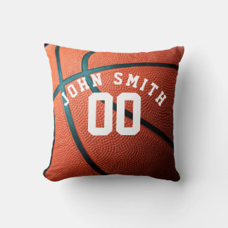 BASKETBALLSPIELER INDIVIDUALISIEREN Retro Vintage Kissen