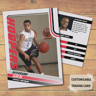 Basketballspieler Individuelle Trading Card in Sch Telefonnummerkarte