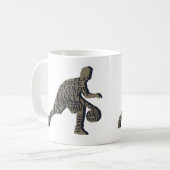 Basketballspieler Kaffeetasse (Vorderseite Links)