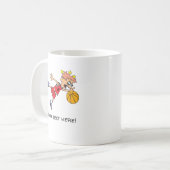 Basketballspieler Kaffeetasse (Vorderseite Links)