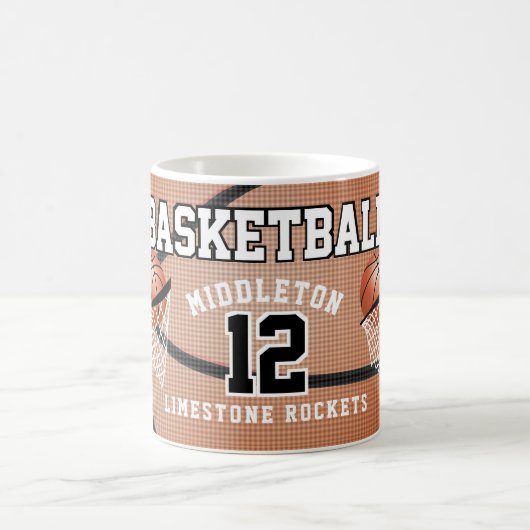 Basketballspieler Kaffeetasse (Mittel)