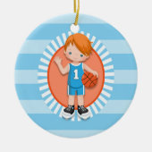 Basketballspieler Keramik Ornament (Vorne)