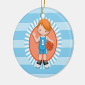 Basketballspieler Keramik Ornament (Links)