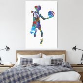 Basketballspieler Leinwanddruck (Insitu (Schlafzimmer))