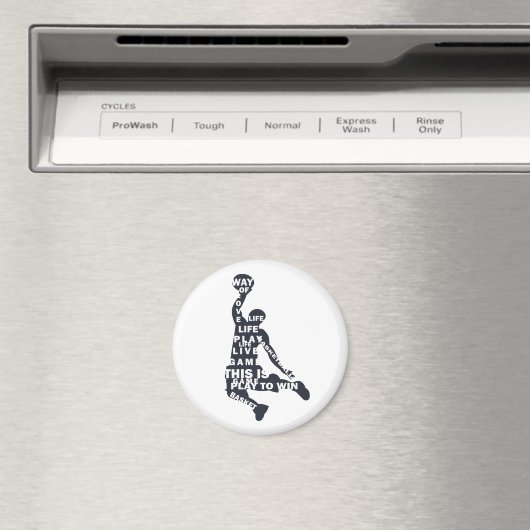 Basketballspieler Magnet (In Situ (Geschirrspüler))