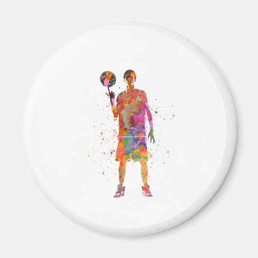 Basketballspieler Magnet (Vorne)