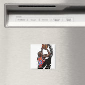Basketballspieler Magnet (In Situ (Geschirrspüler))