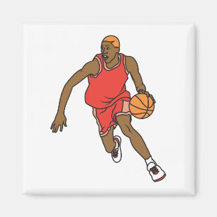 Basketballspieler Magnet