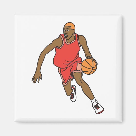 Basketballspieler Magnet (Vorne)