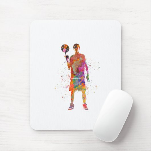 Basketballspieler Mousepad (Mit Mouse)
