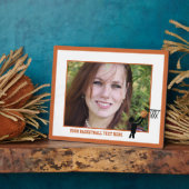 Basketballspieler nach Ball Fotoplatte (Seite)