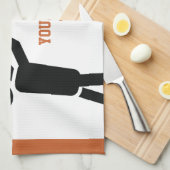 Basketballspieler nach Ball Handtuch (Viertel Falte)