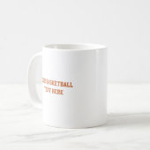 Basketballspieler nach Ball Kaffeetasse (Vorderseite Links)