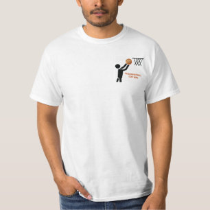 Basketballspieler nach Ball T-Shirt