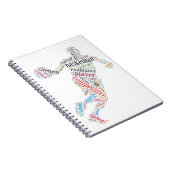 Basketballspieler Notizblock (Rechte Seite)