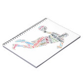 Basketballspieler Notizblock (Linke Seite)