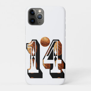 Basketballspieler Nummer 14 Bildlogo, Case-Mate iPhone Hülle