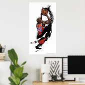 Basketballspieler Poster (Heimbüro)