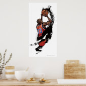 Basketballspieler Poster (Küche)