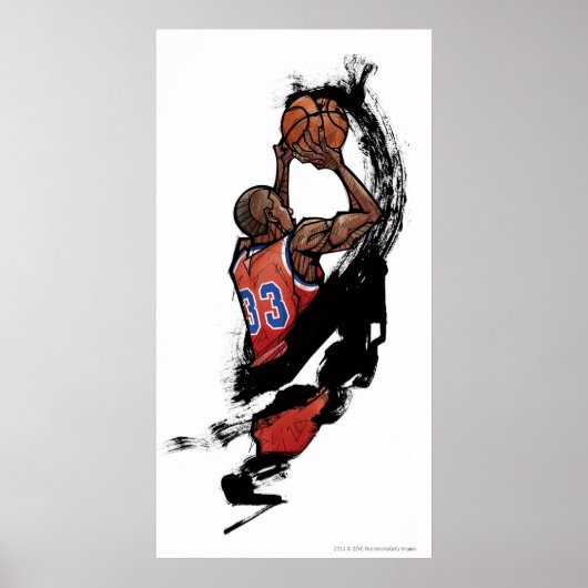 Basketballspieler Poster (Vorne)